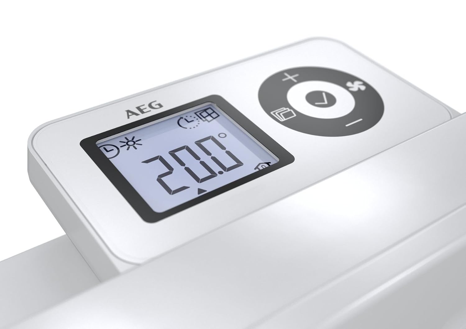 AEG wandconvector WKL 2005 voor ca. 20 m2, verwarming 2000 W, 5-30 °C, wandhangend, LCD-display, weektijd, metaal, Ökodesign 2018, 236535 AEG wandconvector WKL 2005 voor ca. 20 m2, verwarming 2000 W, 5-30 °C, wandhangend, LCD-display, weektijd, metaal, Ökodesign 2018, 236535
