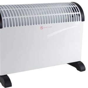 alpina Elektrische Convector Kachel CHYO2 - Elektrische Verwarming 2000W - Kachel met Verstelbare Thermostaat en Turbofunctie - Ruimtes tot 15m2 - Oververhittingsbeveiliging - Wit