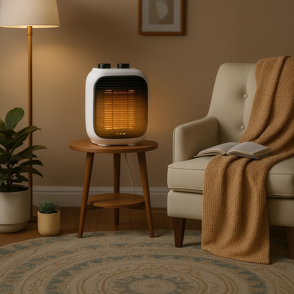alpina Ventilatorkachel 1500W – Elektrische Kachel met Warme en Koude Lucht – Compacte Mini Heater met Handvat als Bijverwarming – Kachelventilator Voor Ruimtes van 10–15 m² – Wit alpina Ventilatorkachel 1500W – Elektrische Kachel met Warme en Koude Lucht – Compacte Mini Heater met Handvat als Bijverwarming – Kachelventilator Voor Ruimtes van 10–15 m² – Wit