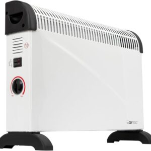 Clatronic® Convectorkachel | Mobiele warmte voor in huis | Elektrische kachel met 3 warmtestanden|Kachel met thermostaat | Tot 40 vierkante meter | Convector met...