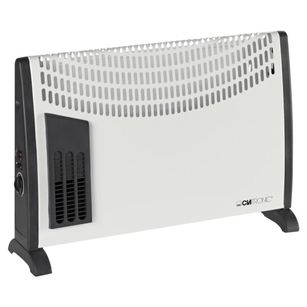 Clatronic® Convectorkachel | voor tuinhuisjes, garages & co. | Thermostaat | Badkamerkachel | Elektrische kachel met ventilator | tot 40 vierkante meter | Energiebesparend | KH...