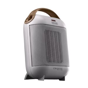 De’Longhi Capsule HFX30C18.IW Keramische verwarming, mobiele ventilatorkachel met 1800 W, 2 warmtestanden, anti-vorstfunctie, voor ruimtes tot 55 m³, wit De'Longhi Capsule HFX30C18.IW Keramische verwarming, mobiele ventilatorkachel met 1800 W, 2 warmtestanden, anti-vorstfunctie, voor ruimtes tot 55 m³, wit