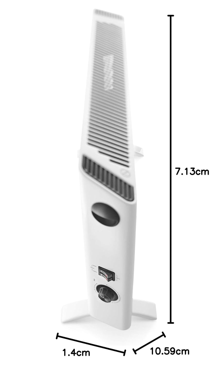 De'Longhi HSX2320 Convectorkachel, Elektrische Verwarming met 3 Vermogensniveaus, 24-uurs Timer, 2000W, Wit De'Longhi HSX2320 Convectorkachel, Elektrische Verwarming met 3 Vermogensniveaus, 24-uurs Timer, 2000W, Wit