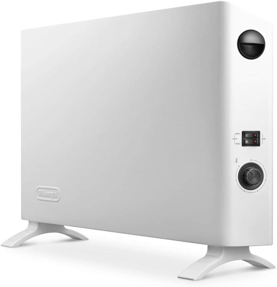 De'Longhi HSX2320 Convectorkachel, Elektrische Verwarming met 3 Vermogensniveaus, 24-uurs Timer, 2000W, Wit De'Longhi HSX2320 Convectorkachel, Elektrische Verwarming met 3 Vermogensniveaus, 24-uurs Timer, 2000W, Wit