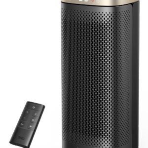 Dreo Ruimteverwarmers voor gebruik binnenshuis, 16 inch snelle verwarming draagbare kachels met afstandsbediening, 12H timer, 70° oscillatie, oververhittingsbeveiliging,...
