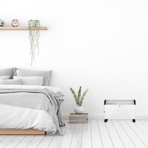 Elektrische Convectorkachel – Elektrische Kachel – Compact en Geruisloos – Verstelbare thermostaat 750/1250/2000 watt – Verwarming wit – CH300 Elektrische Convectorkachel - Elektrische Kachel - Compact en Geruisloos - Verstelbare thermostaat 750/1250/2000 watt - Verwarming wit - CH300