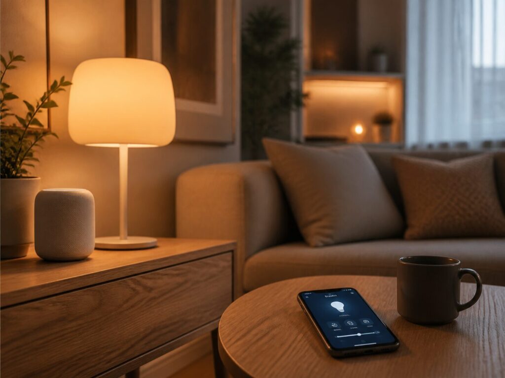 Slim huis met slimme verlichting
