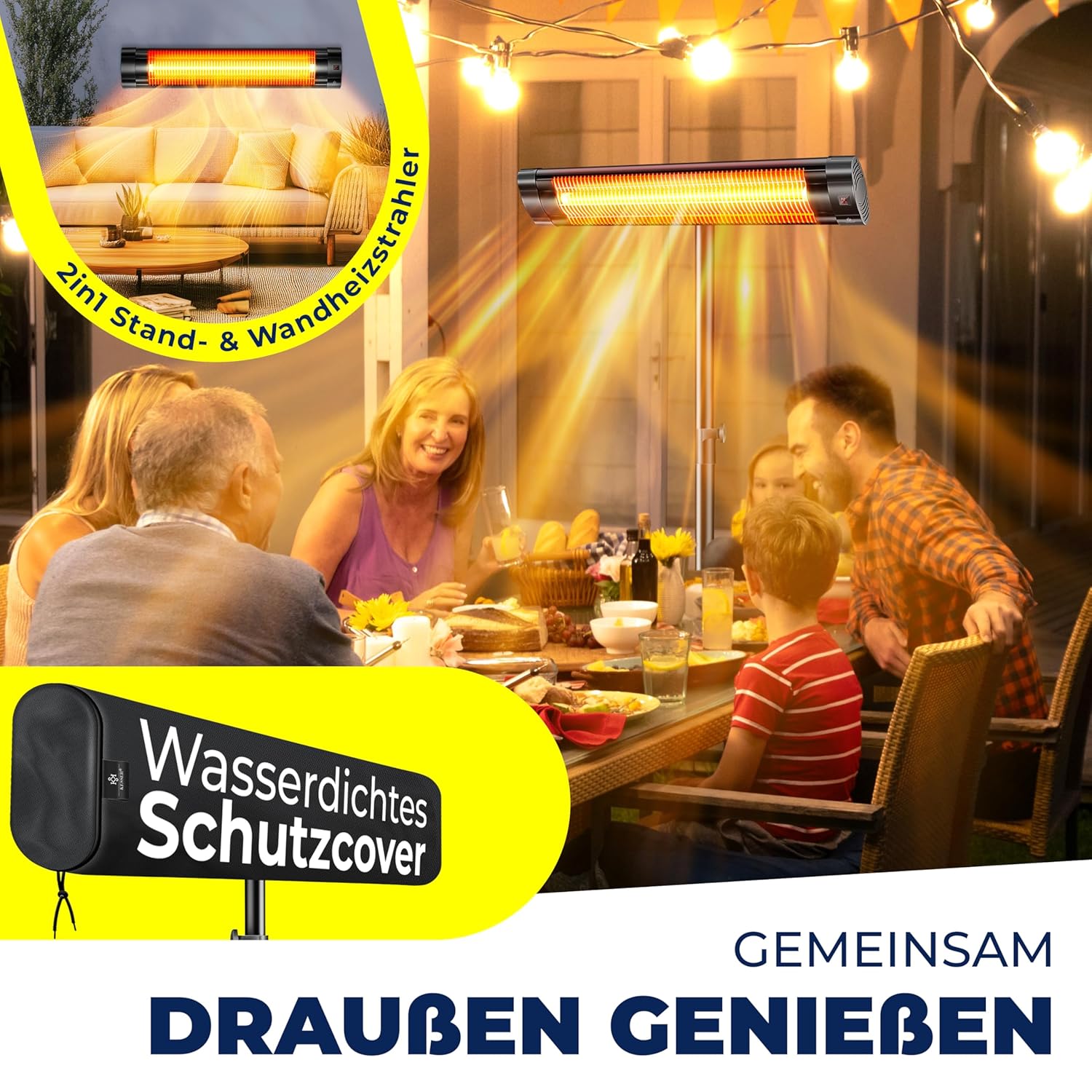 KESSER® Infrarood warmtestraler terrasstraler 2500W met afstandsbediening incl. beschermhoes hoogte verstelbaar telescoopstatief luiertafelstraler terrasverwarmer kwartsstraler... KESSER® Infrarood warmtestraler terrasstraler 2500W met afstandsbediening incl. beschermhoes hoogte verstelbaar telescoopstatief luiertafelstraler terrasverwarmer kwartsstraler...
