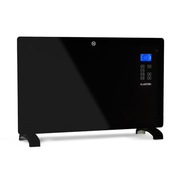 Klarstein Norderney convectieverwarming convectieverwarming glasconvector elektrische verwarming, 15-35 ° C, intelligente thermostaat, touch, lcd-display, eco-modus,...