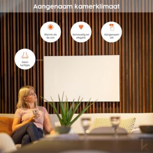 Könighaus infraroodverwarming - 1000 watt, met TÜV Süd 5 jaar garantie Eco-Model ✓ Dubbele oververhittingsbeveiliging ✓ Verwarming in 2-4 minuten op temperatuur ✓ Voor...