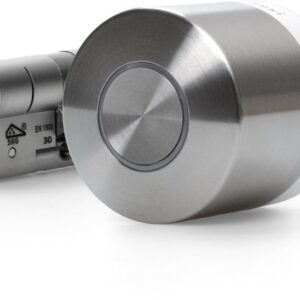 Nuki Smart Lock Ultra – Slim Deurslot met Wifi & Matter – Auto Unlock, Nachtmodus & Lock ‘n’ Go – werkt met Google, Alexa & Apple – Incl. SKG Cilinder - Cilindermaat 30/30 mm
