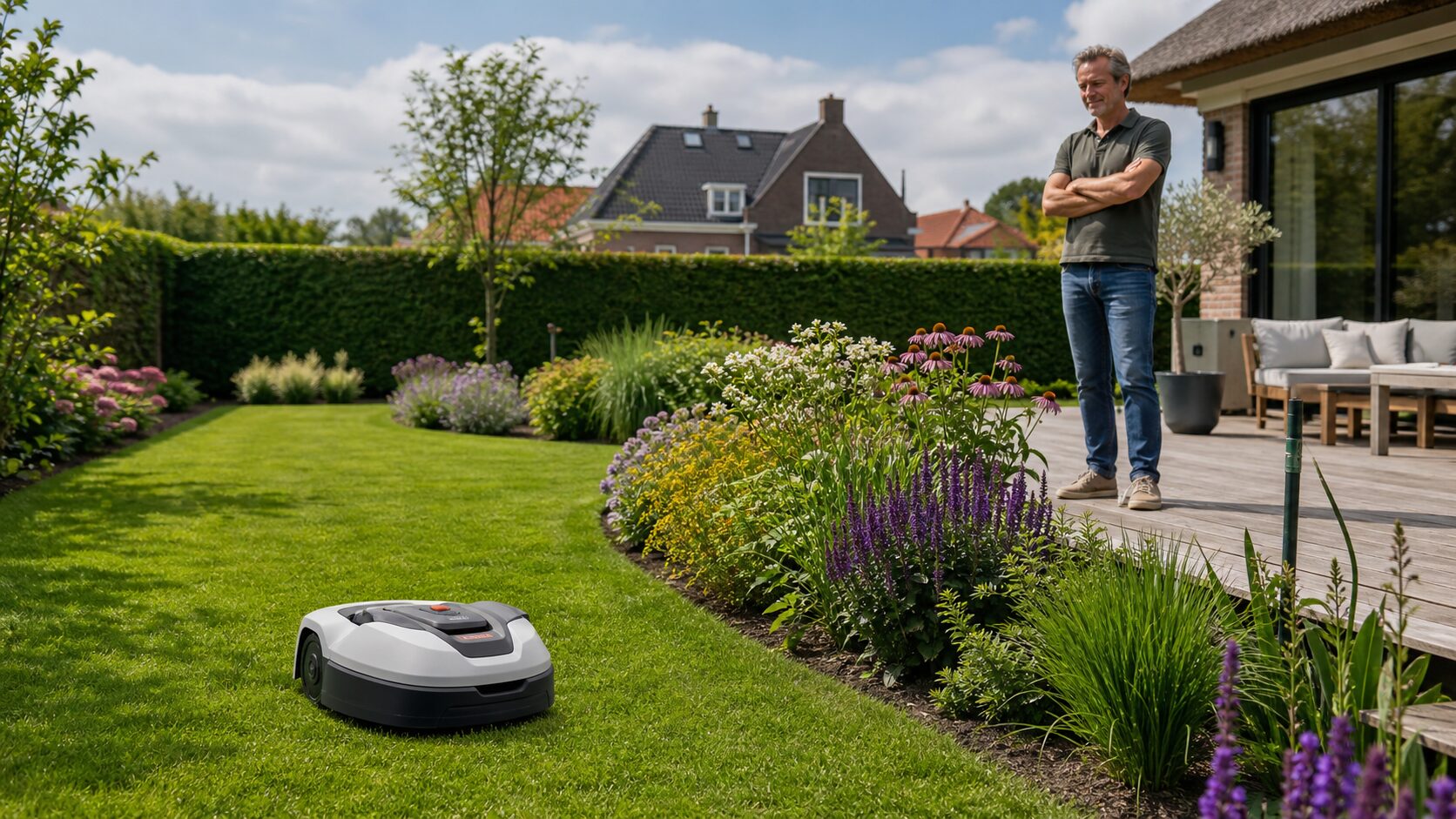 Robotmaaier grote tuin: vermogen, bereik en de juiste functies