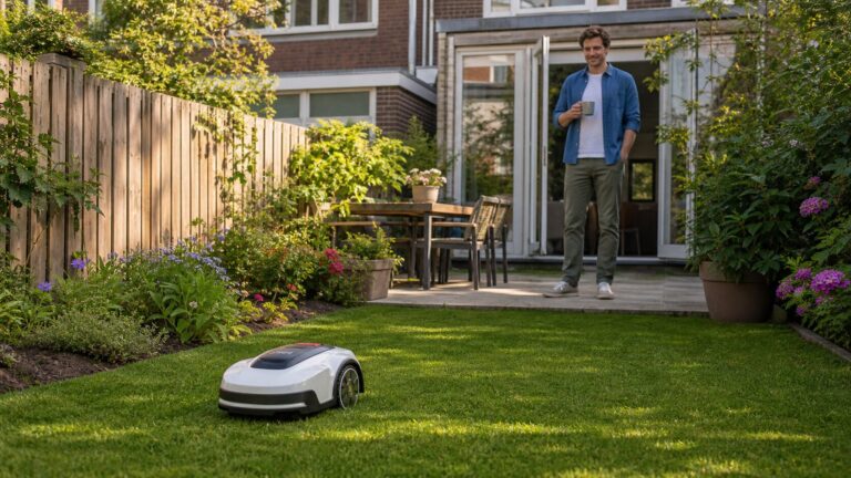 robotmaaier kleine tuin