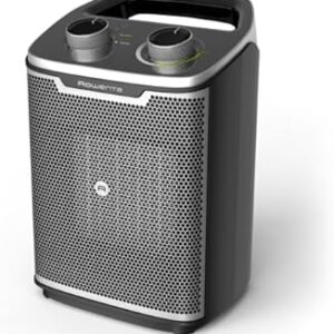 Rowenta Intense Comfort SO9330F0 Keramische Kachel – 2000W, Stil & Energiezuinig, 2 Warmtestanden, Thermostaat & 5 Veiligheidsfuncties