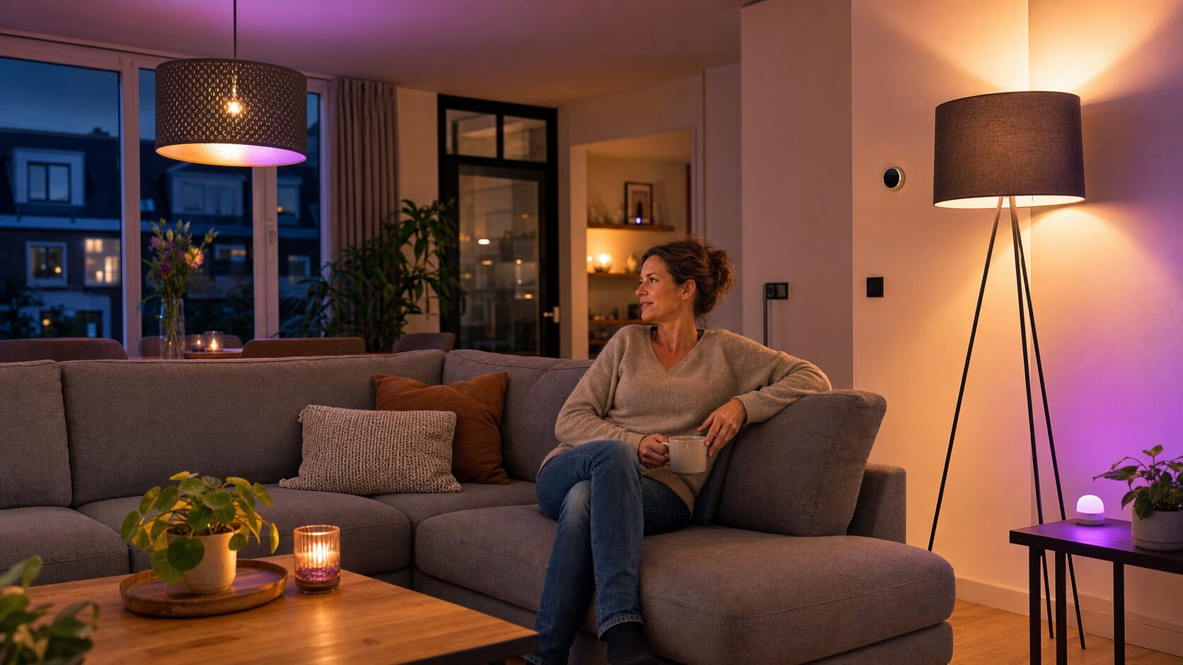Slimme lamp met kleur: wanneer is RGB de moeite waard? slimme lamp kleur