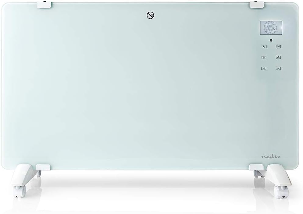 SmartLife Convectieverwarmingstoestellen, wifi, geschikt voor badkamer, glazen bekleding, 2000 W, 2 warmte-instellingen, led, 15-35 °C, verstelbare thermostaat, wit SmartLife Convectieverwarmingstoestellen, wifi, geschikt voor badkamer, glazen bekleding, 2000 W, 2 warmte-instellingen, led, 15-35 °C, verstelbare thermostaat, wit