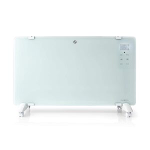 SmartLife Convectieverwarmingstoestellen, wifi, geschikt voor badkamer, glazen bekleding, 2000 W, 2 warmte-instellingen, led, 15-35 °C, verstelbare thermostaat, wit