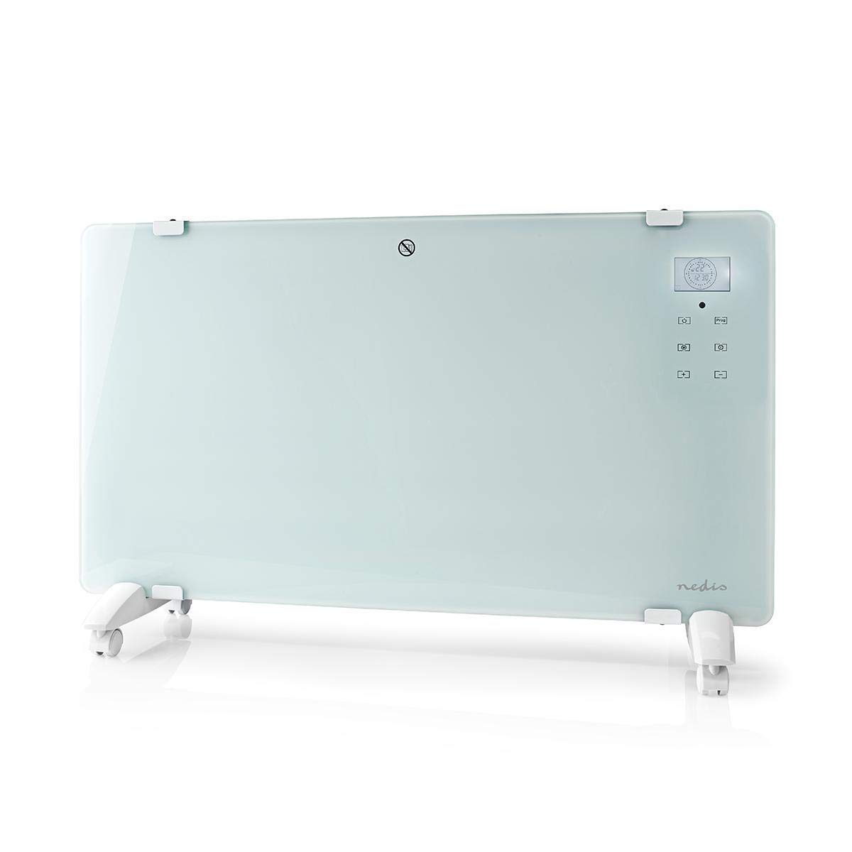 SmartLife Convectieverwarmingstoestellen, wifi, geschikt voor badkamer, glazen bekleding, 2000 W, 2 warmte-instellingen, led, 15-35 °C, verstelbare thermostaat, wit SmartLife Convectieverwarmingstoestellen, wifi, geschikt voor badkamer, glazen bekleding, 2000 W, 2 warmte-instellingen, led, 15-35 °C, verstelbare thermostaat, wit